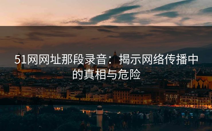 51网网址那段录音：揭示网络传播中的真相与危险